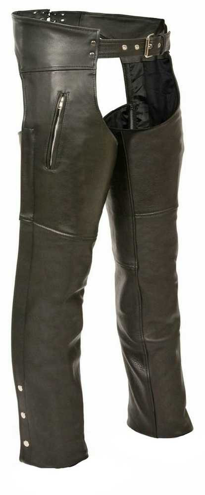 Leather King Men's Zippered Thigh Pocket Chaps SH1190 - Wisconsin