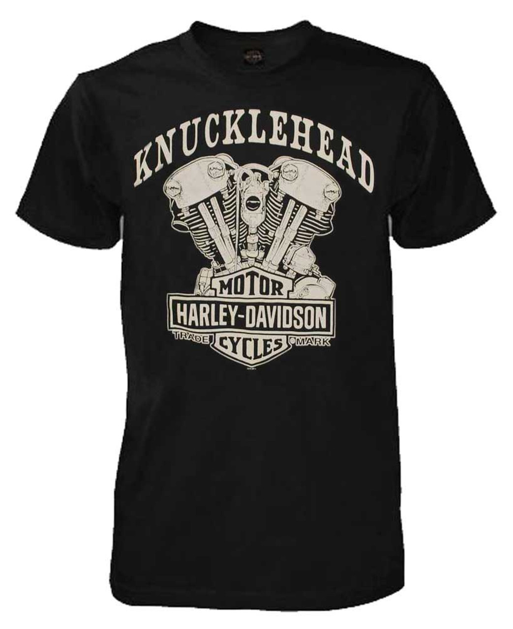 Harley-Davidson® Men's Knucklehead Engine Authentic T-Shirt Black 30298302