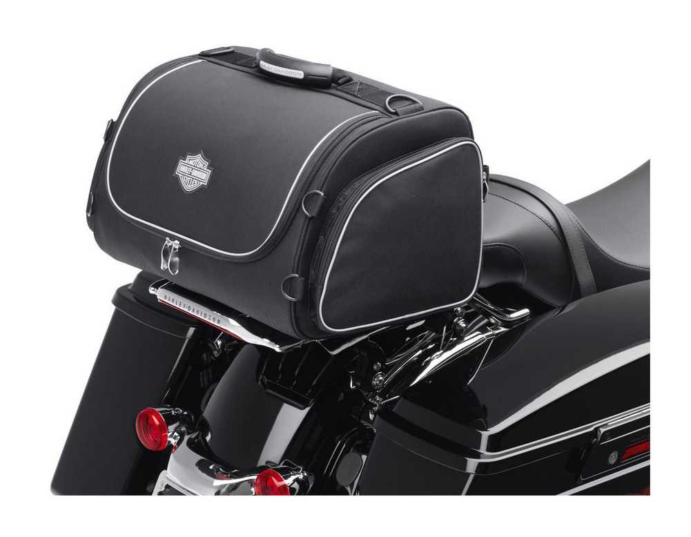 Harley-Davidson® Bar & Shield Overnight Luggage Bag Black Nylon 