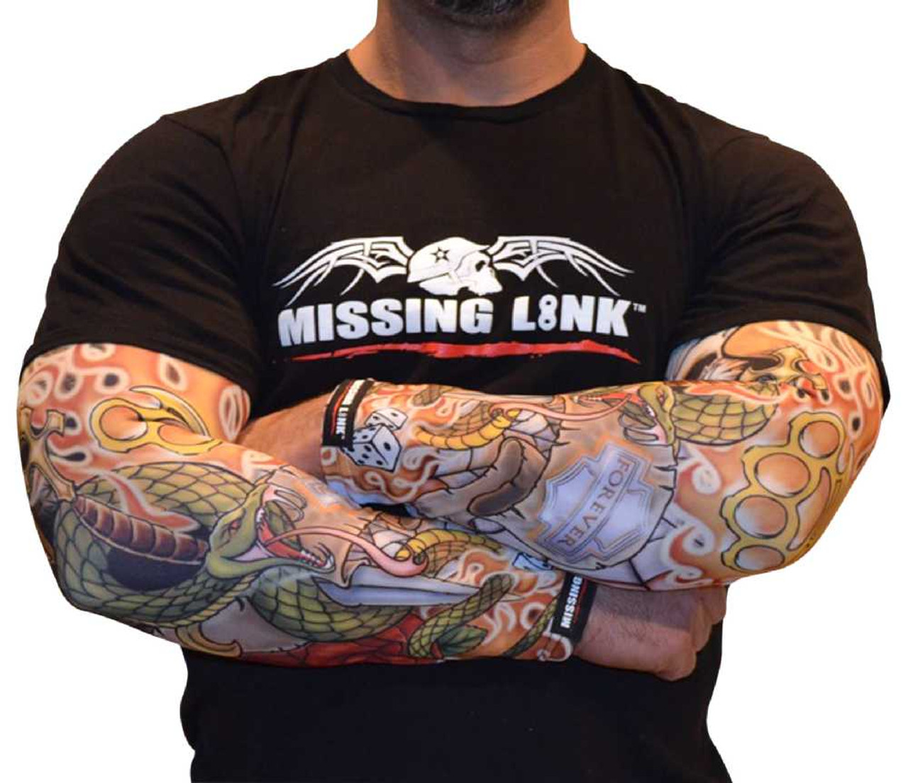 Missing Link SPF 50 Forever Ink'd ArmPro Tattoo Compression Sleeves - APFI  - Wisconsin Harley-Davidson