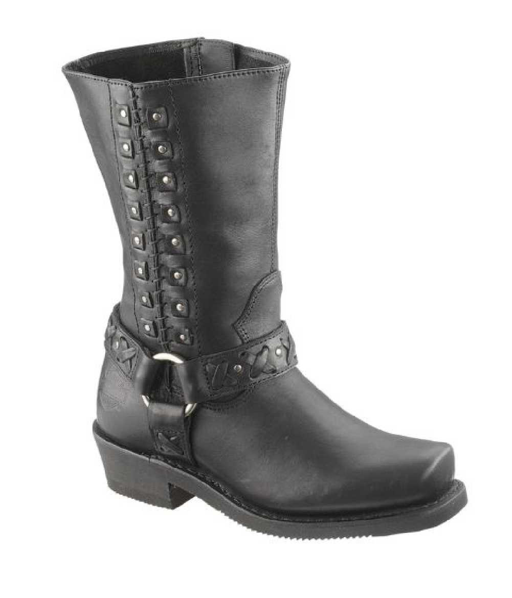 Harley-Davidson® Women's Auburn Black Harness 9-Inch Motorcycle