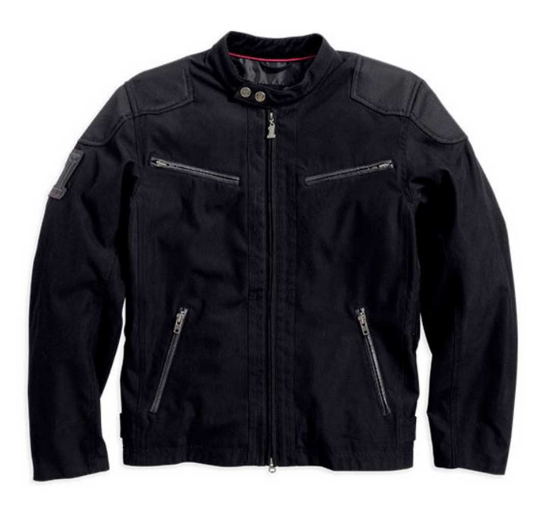 (美品)Harley-Davidson ブラック バイクジャケット Mサイズ Harley-Davidson® Men's Raven Textile Riding Jacket 98553-14VM