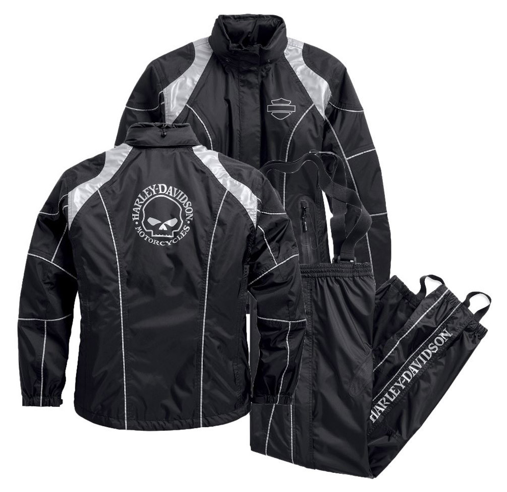 Harley-Davidson® Women's Rain Suit, Willie G. Skull Rain Gear