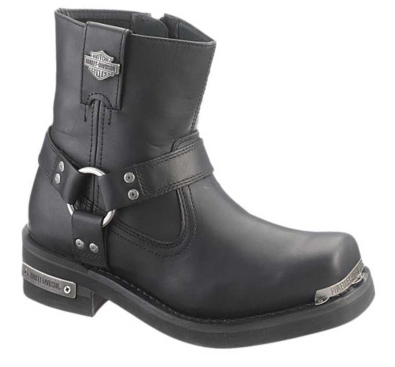 clark black leather boots