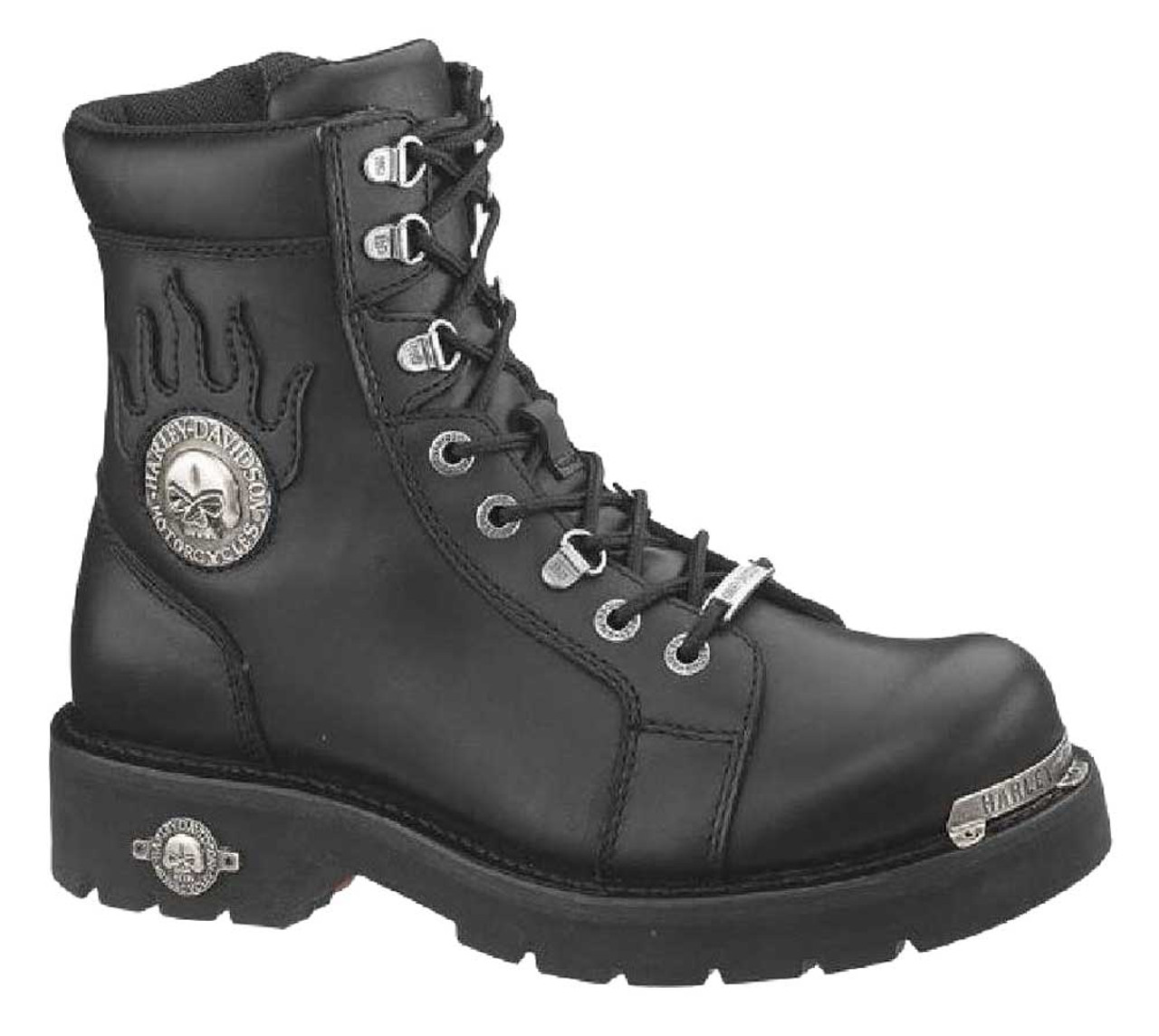 Harley-Davidson® Men's Diversion Skull 6-Inch Lace-Up Motorcycle Boots  D94169