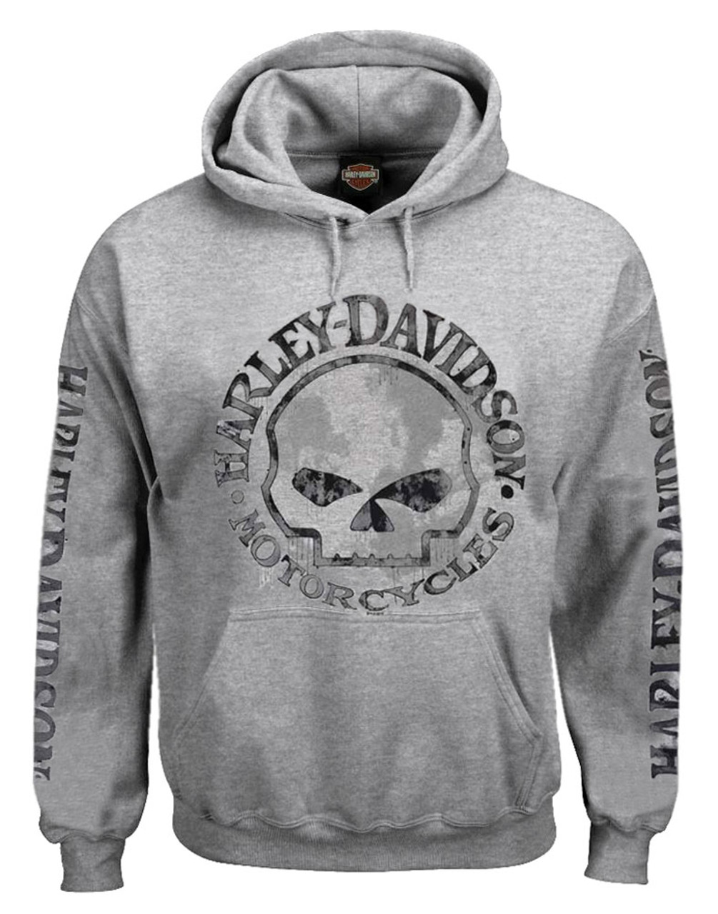 hoodie harley davidson skull