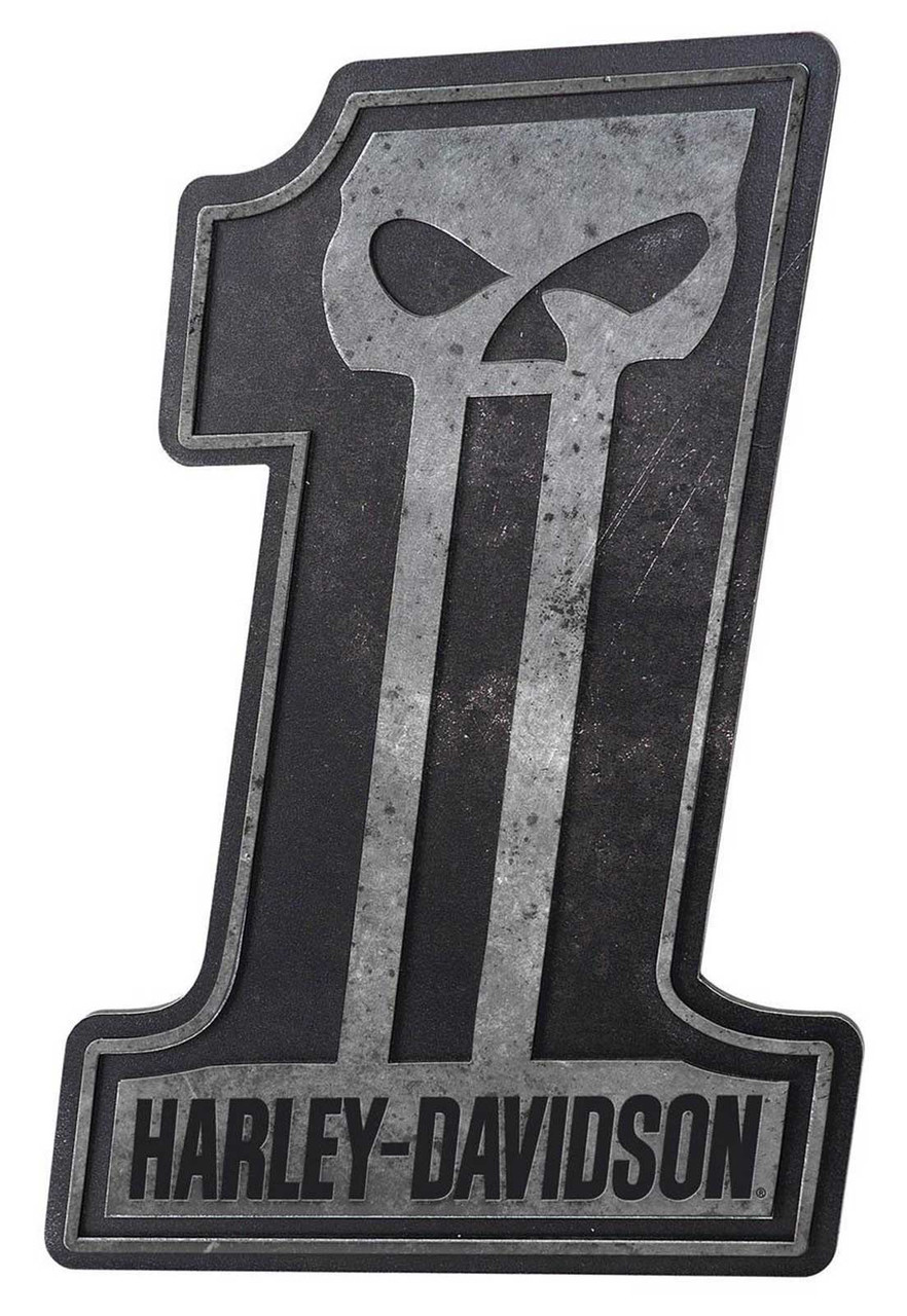 Harley-Davidson® #1 Skull Pub Sign HDL-15312 - Wisconsin Harley