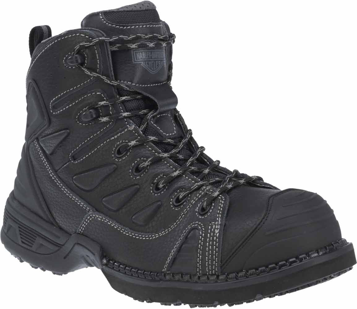 Harley-Davidson® Men's Foxfield Soft Toe 4-Inch Black Boots
