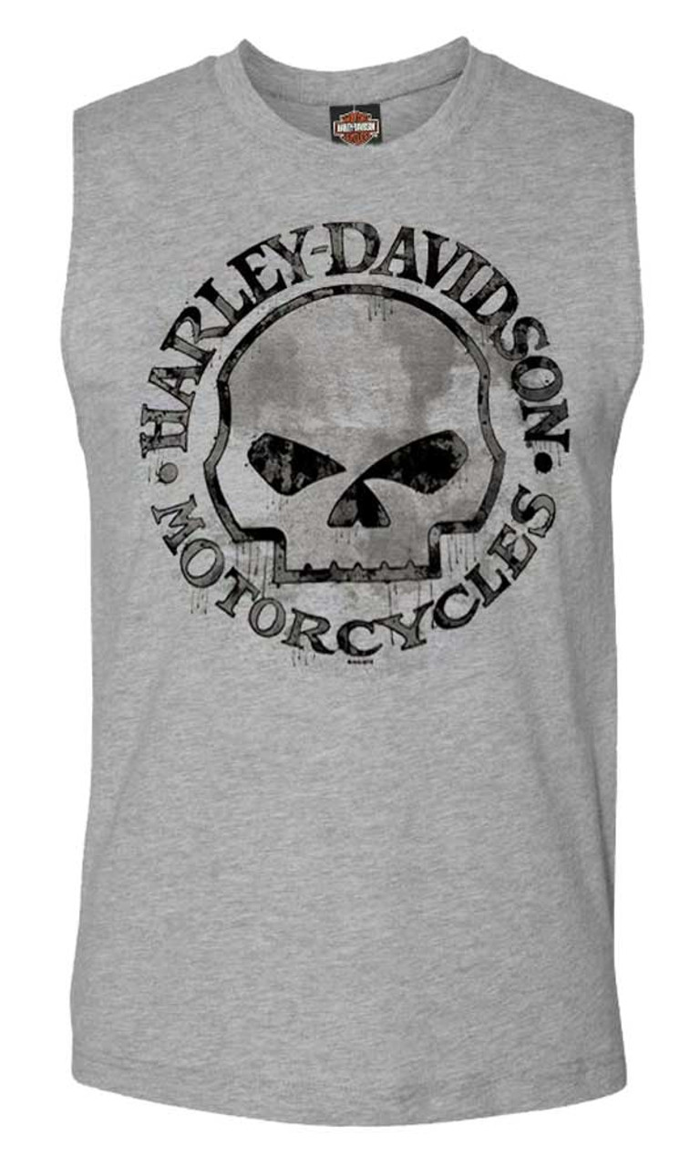 Harley-Davidson® Men's Willie G Skull Muscle Tank Top Sleeveless Tee  30296650