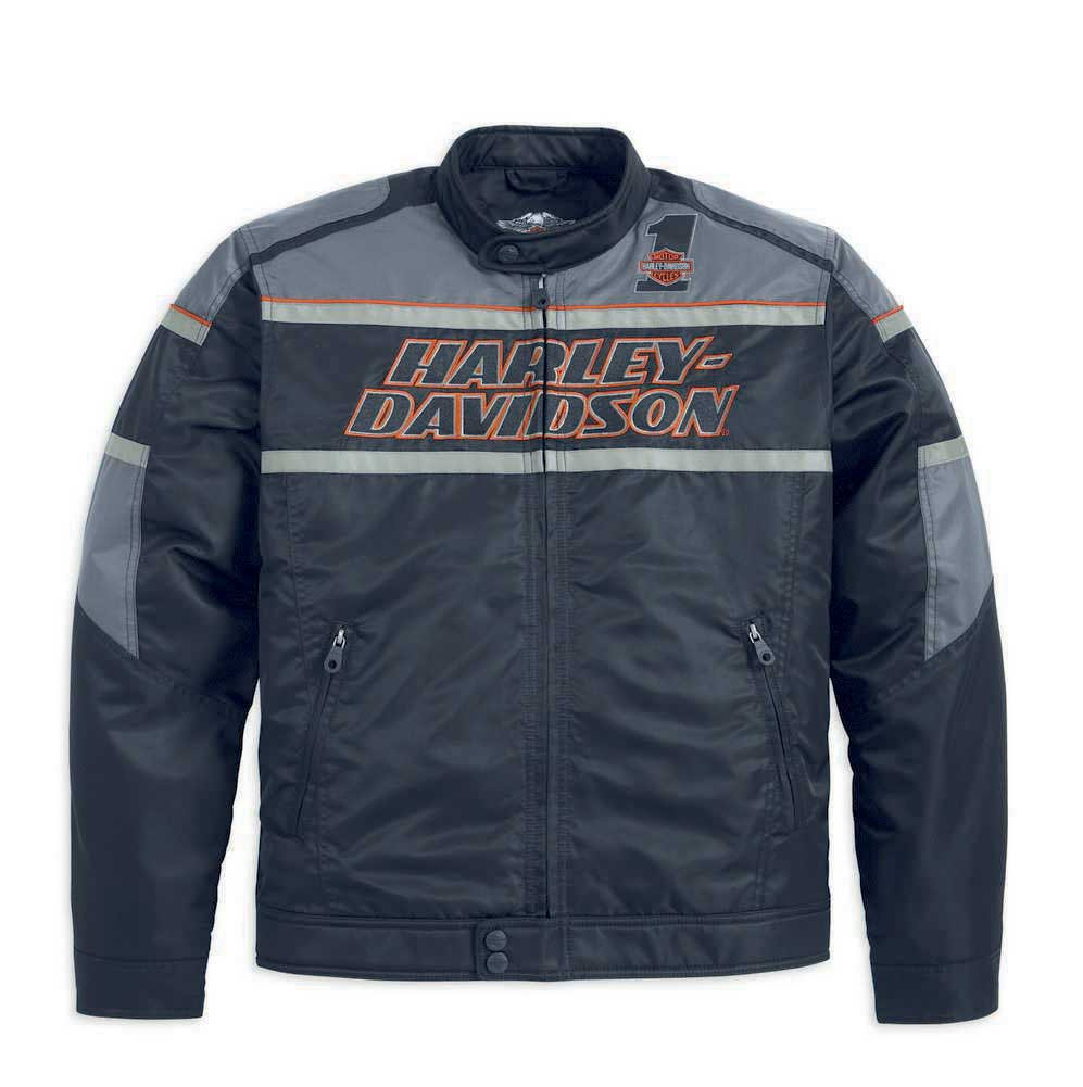 【新品】L•XLナイロンジャケット HARLEY-DAVIDSON Harley-Davidson® Men's Rumble Nylon Outerwear Jacket 98526-13VM