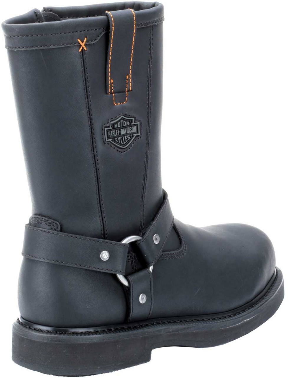 Harley Davidson d95328Bill dita in acciaio nero BLK 11'SHK ABS Harness, Black, 44 EU