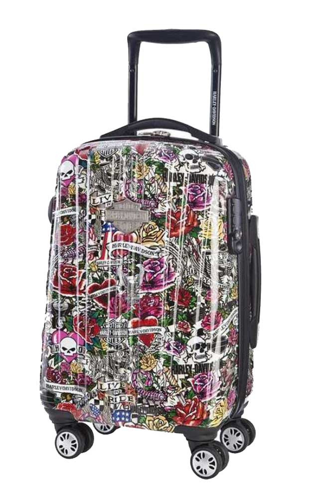 Harley-Davidson® 18 Inch Carry-On, Light Weight Wheeled, Tattoo