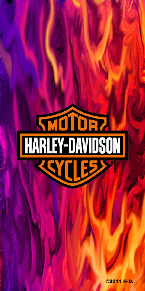 Harley-Davidson® Multicolor Flame Beach Towel 11667 - Wisconsin
