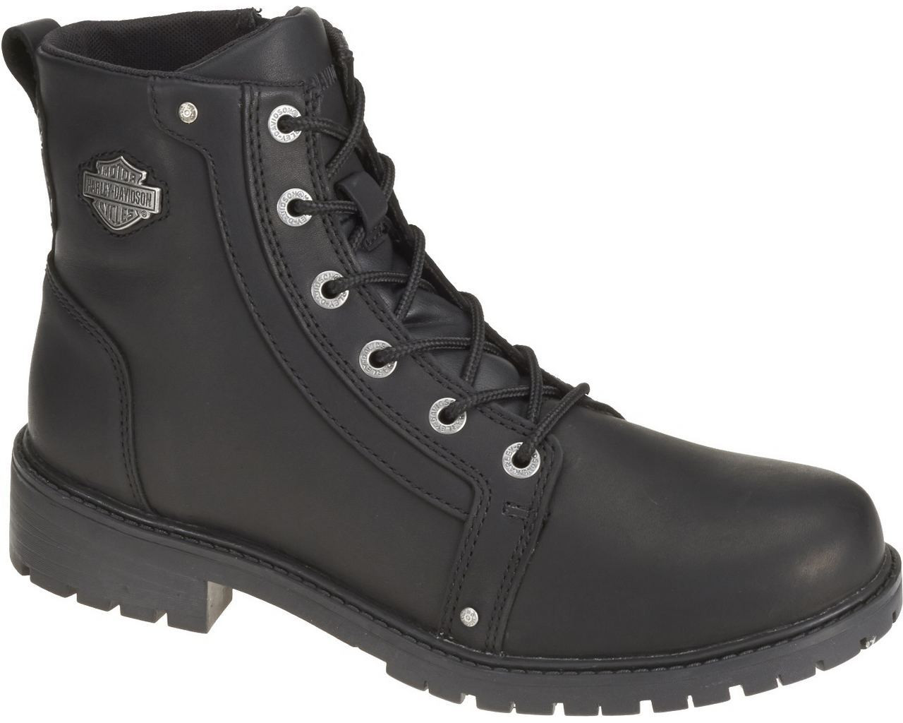 Harley-Davidson® Men's Gerald Black or Smoke Grey Leather Boots