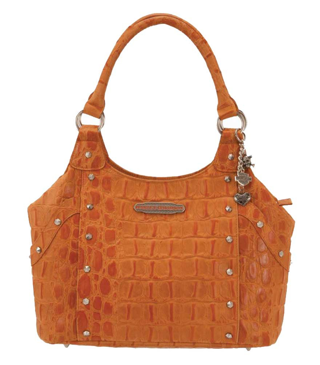 orange harley davidson purses