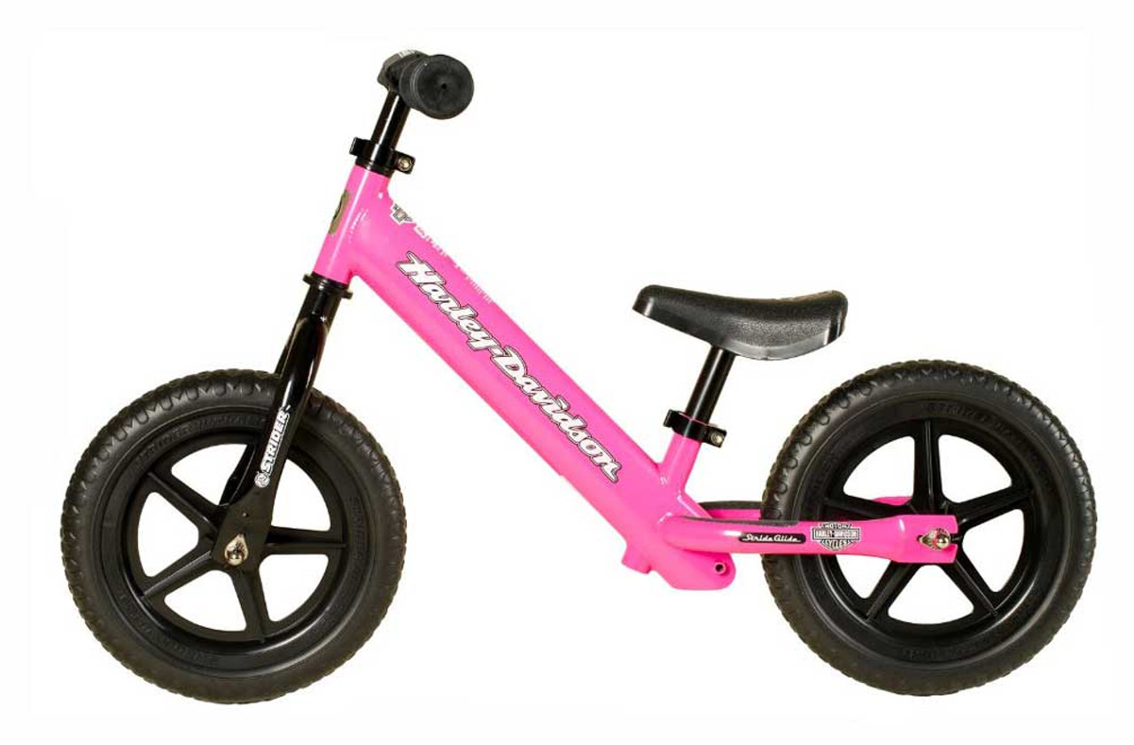 Harley Davidson Strider Bike Girls Youth Pink No Pedal Balance Bike ST SC4HD PK