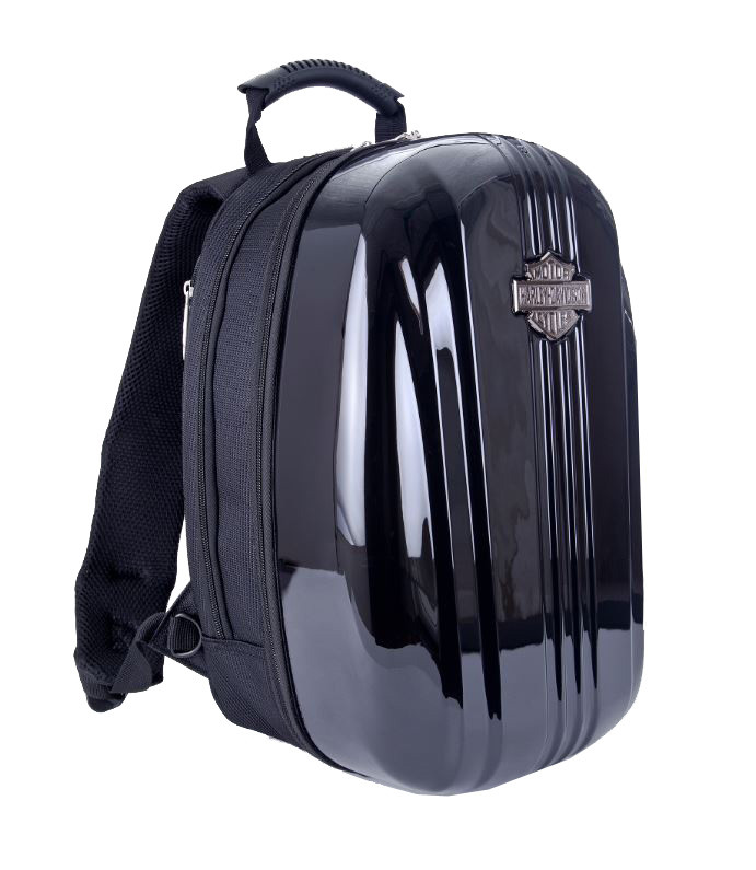 Harley-Davidson® Athalon Molded Backpack Hard Black Shell 16x12x8