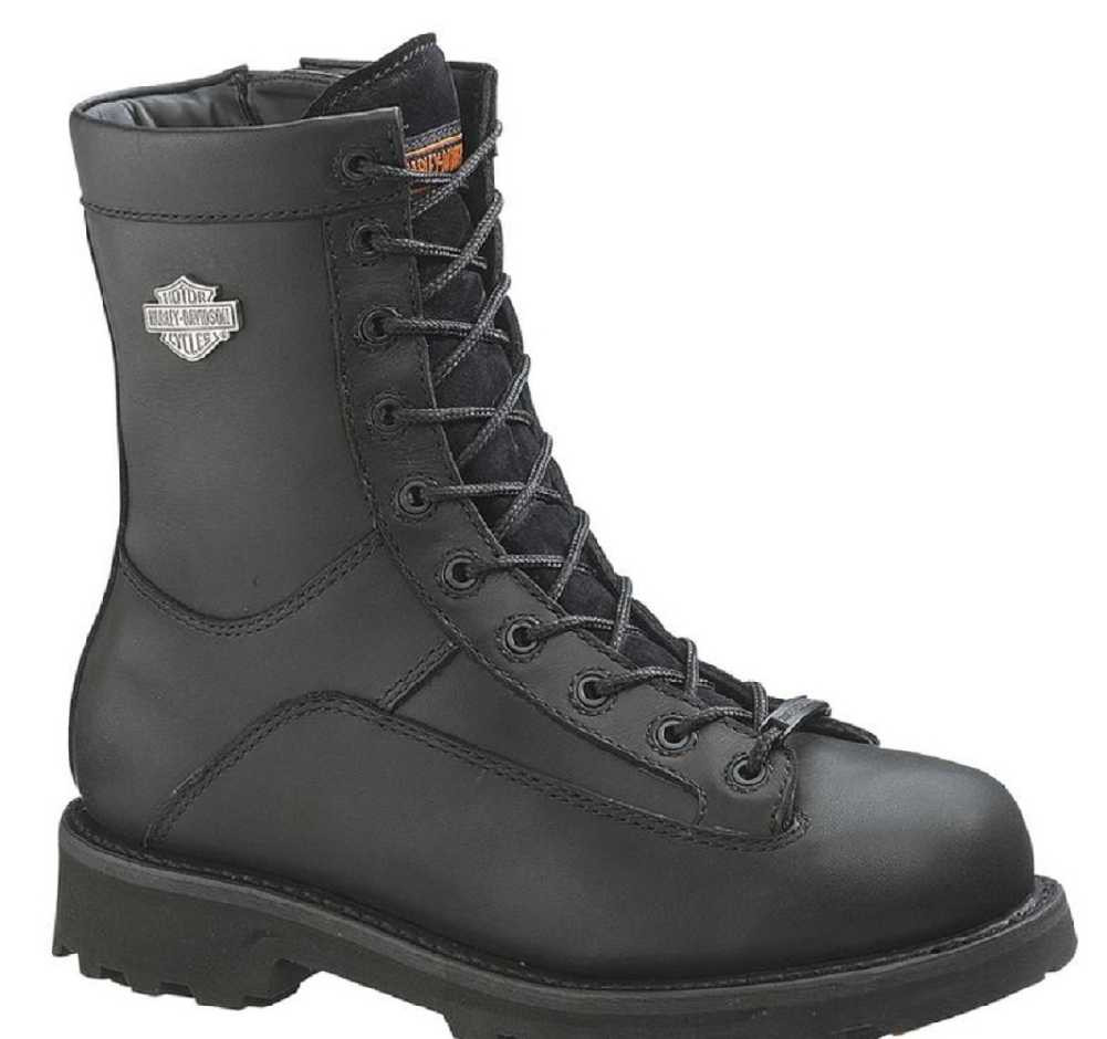 HarleyDavidson® Men's Rainmaker Waterproof Black Motorcycle Boots D94091 Wisconsin Harley