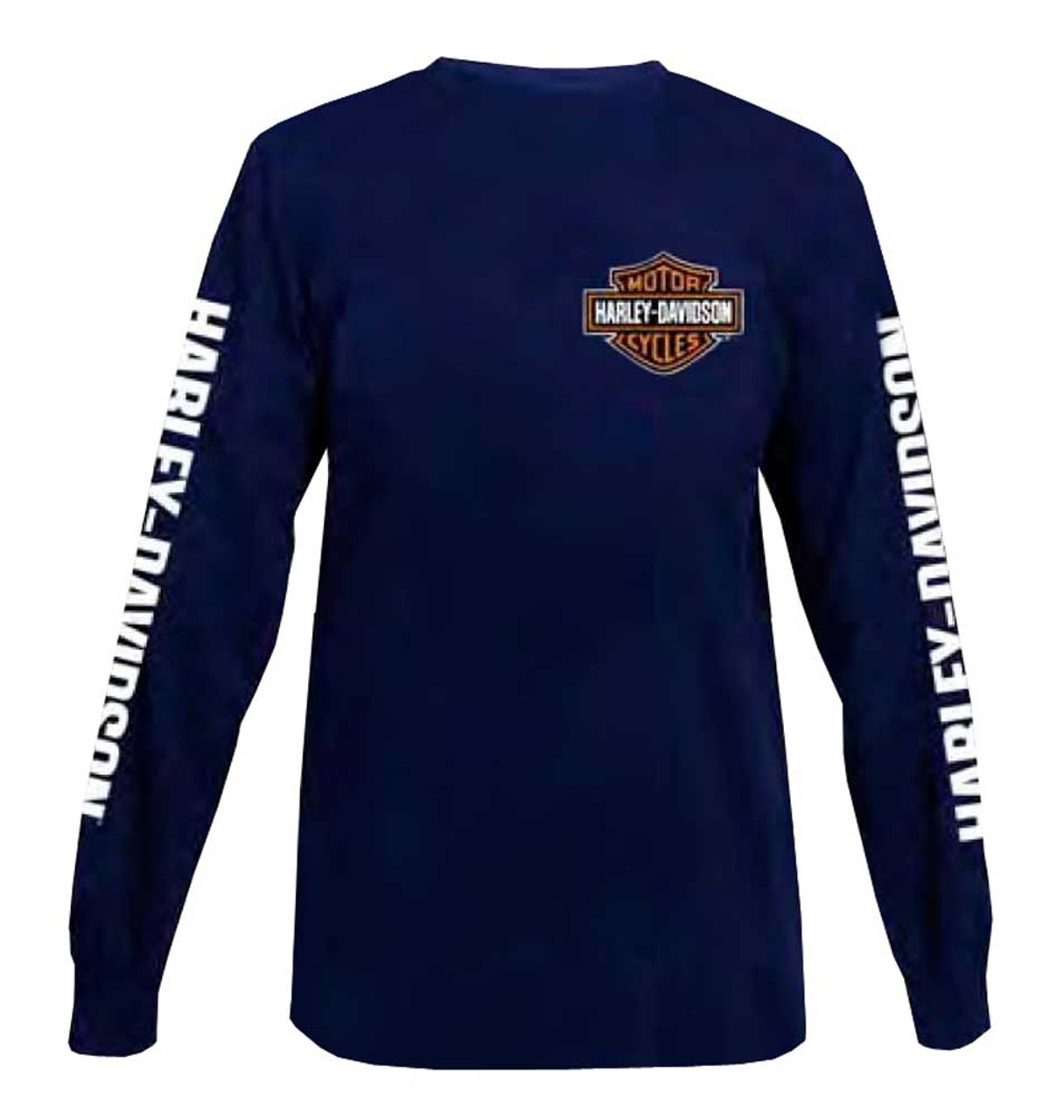 Harley davidson blue shirt Clearance