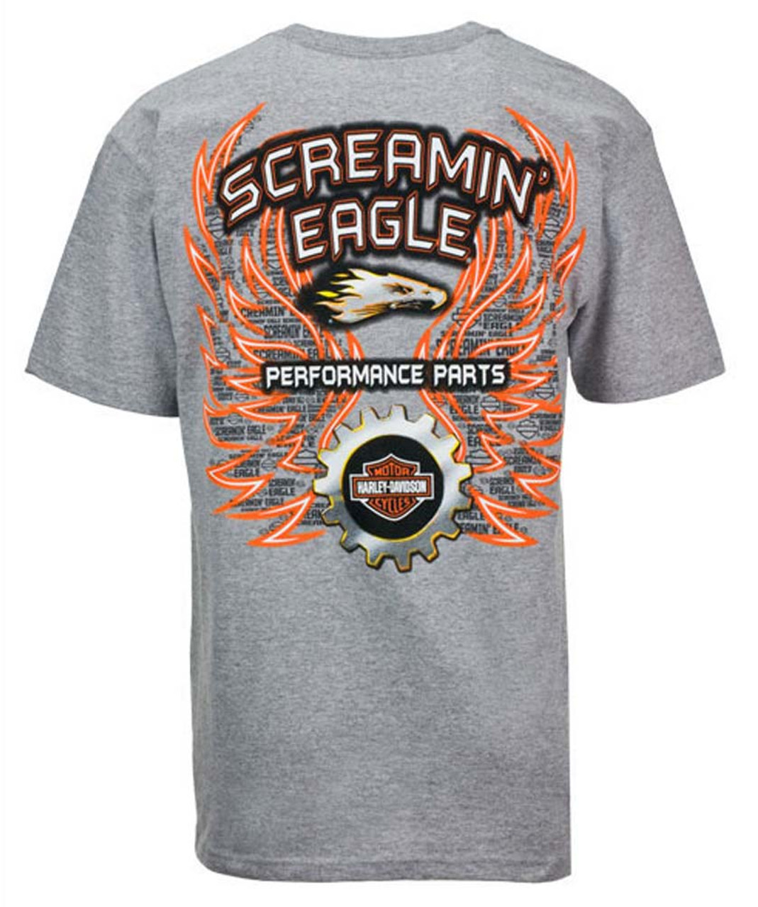 Wonderbaarlijk Harley-Davidson® Screamin' Eagle Men's Performance Gray T-Shirt KY-37