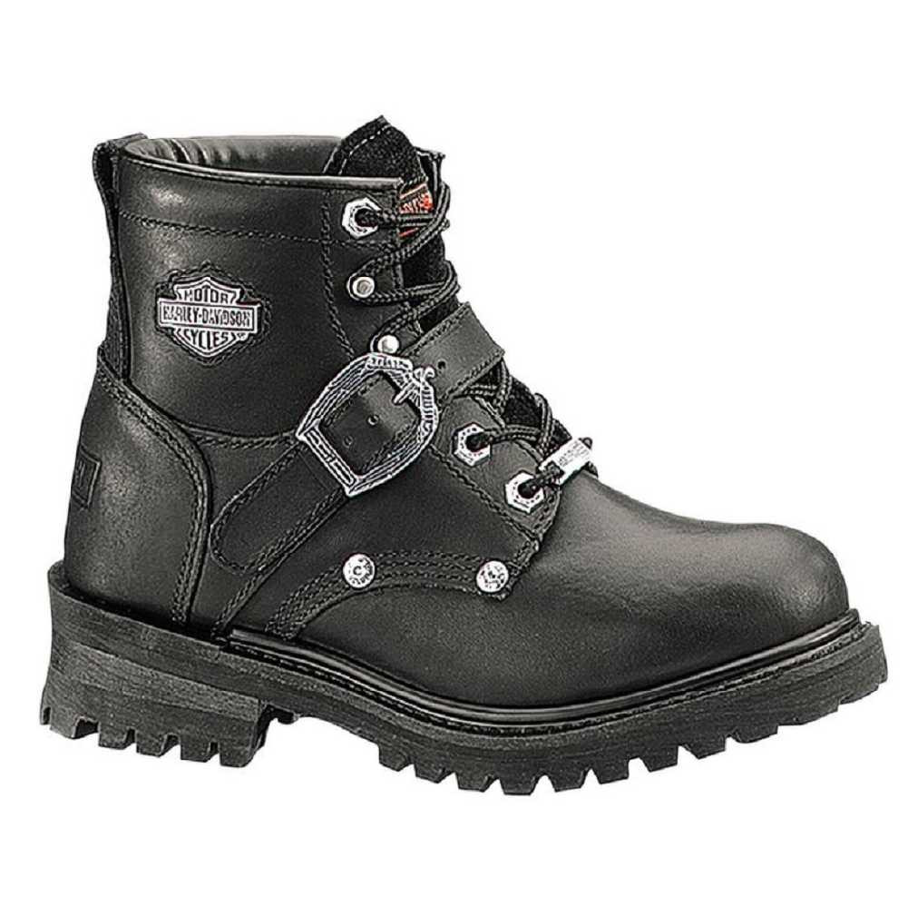 Harley-Davidson® Women's Faded Glory Black 6-Inch Motorcycle Boots