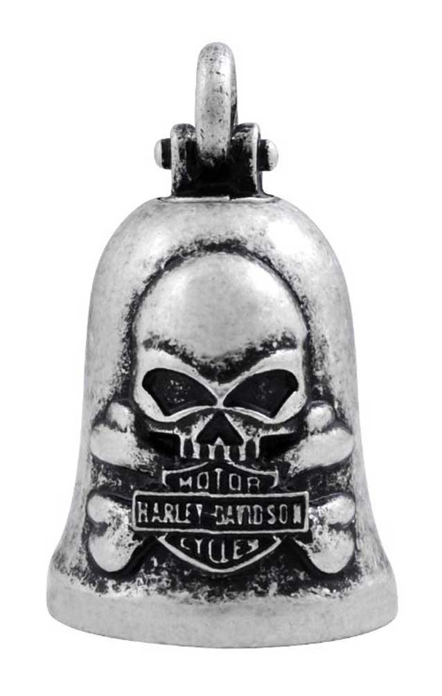 Harley-Davidson® Vintage Skull & Crossbones Ride Bell, Durable