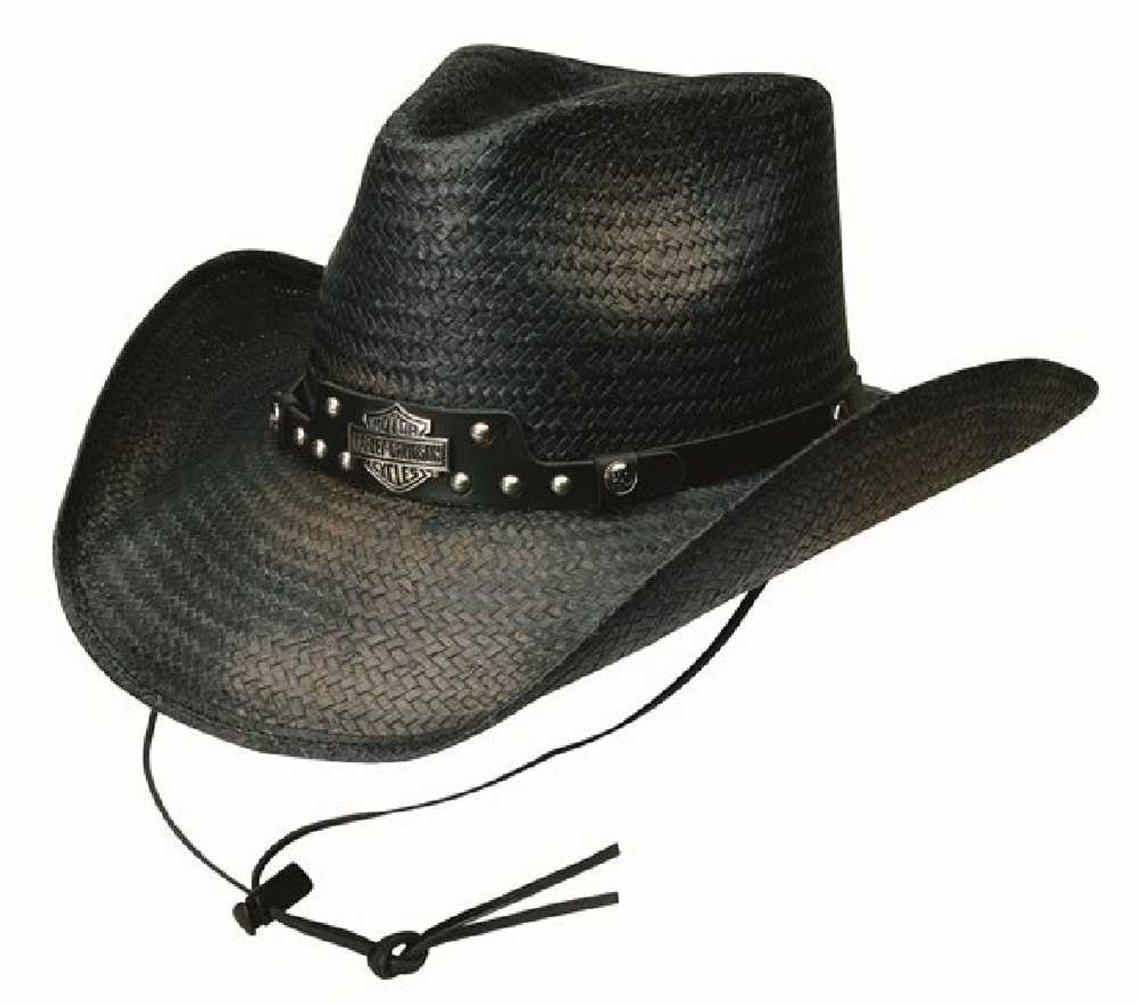 Harley Davidson BC HATS ウエスタン カウボーイハット Harley-Davidson® Men's Bar & Shield Crushable Wool Felt