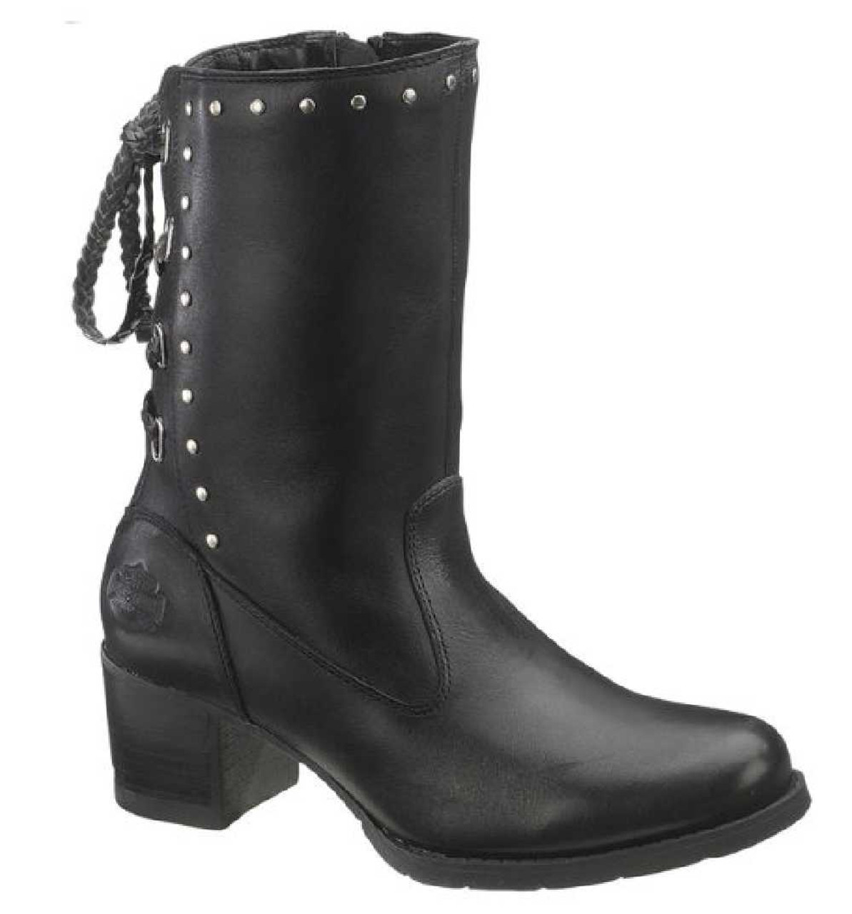 black boots 2 inch heel