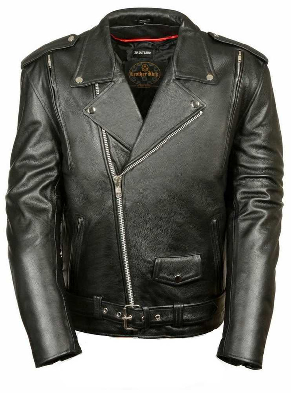 Leather king sales motorcycle jacket