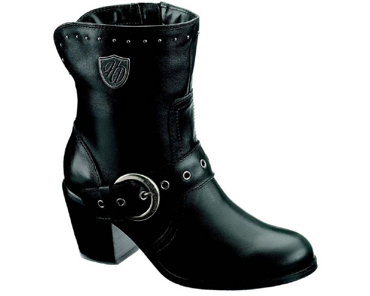 Harley-Davidson® Women's Cheryl 6-Inch Black Motorcycle Boots