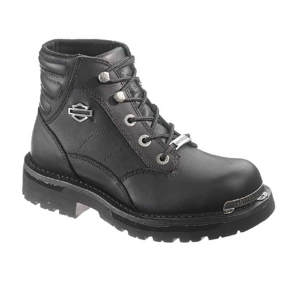 Harley-Davidson® Women's Irma Black Boots. Laced Up Boot D87030