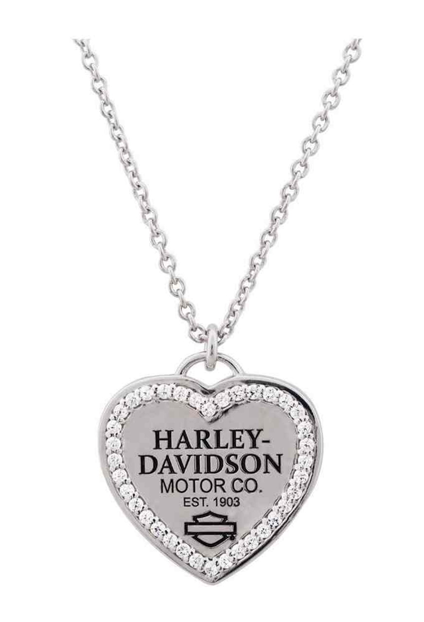 harley davidson heart necklace