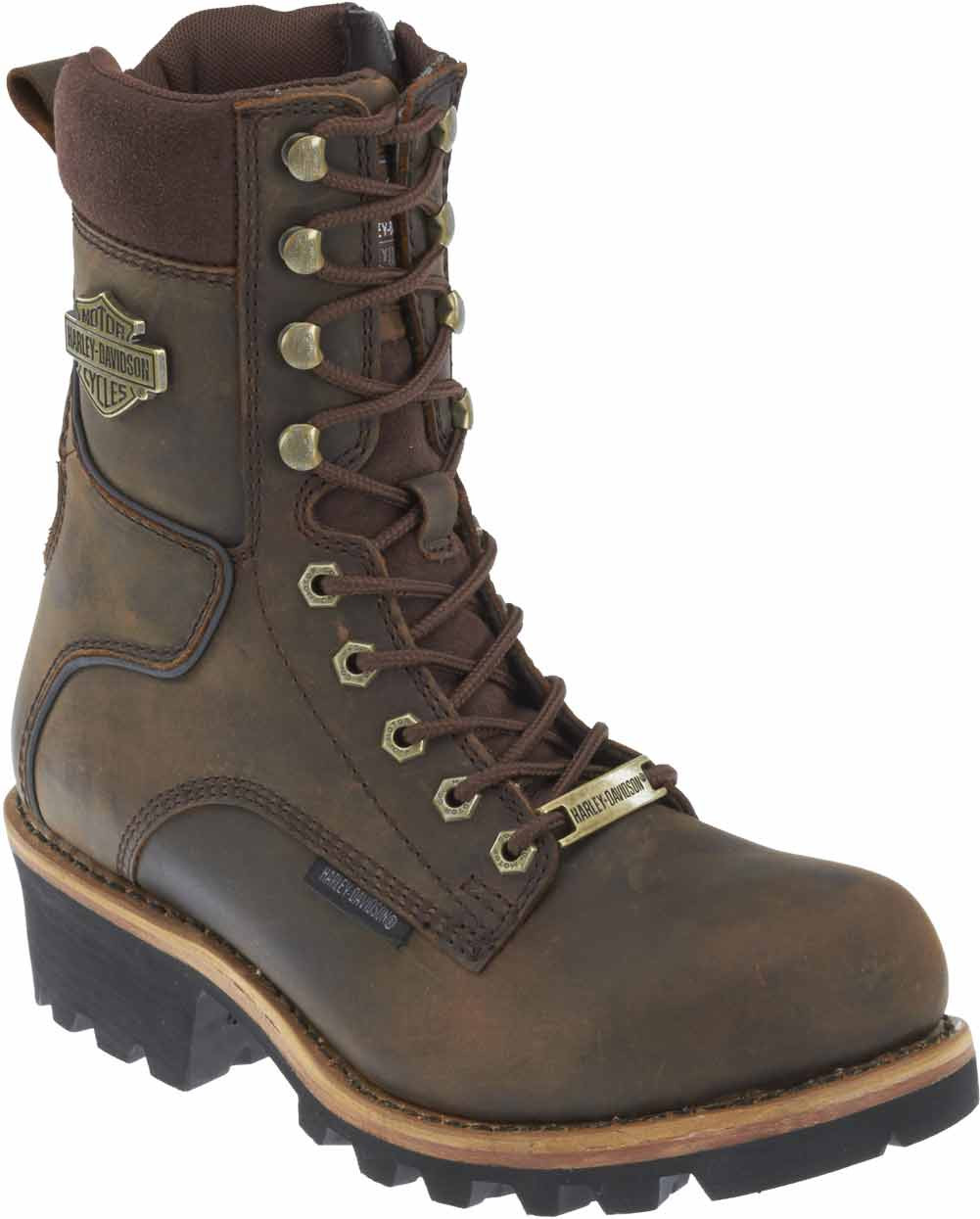 Harley-Davidson® Men's Tyson 7.5-Inch Brown Logger Style