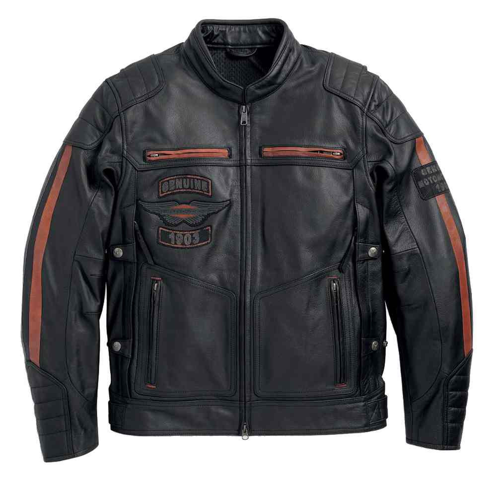 Harley-Davidson® Men's Triple Vent System Exmoor Leather Jacket
