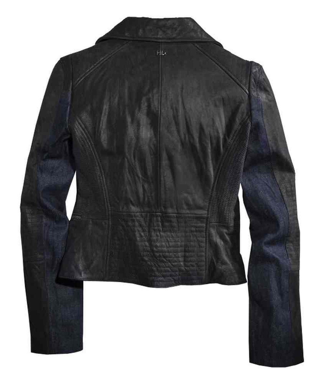 Harley-Davidson® Women's Leather & Denim Fashion Biker Jacket, Black ...