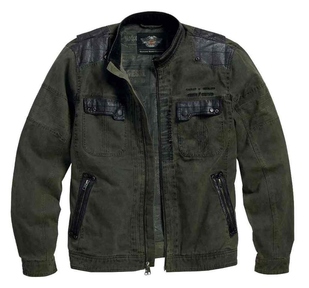 Harley-Davidson® Men's High-Ace Cotton Canvas Casual Jacket
