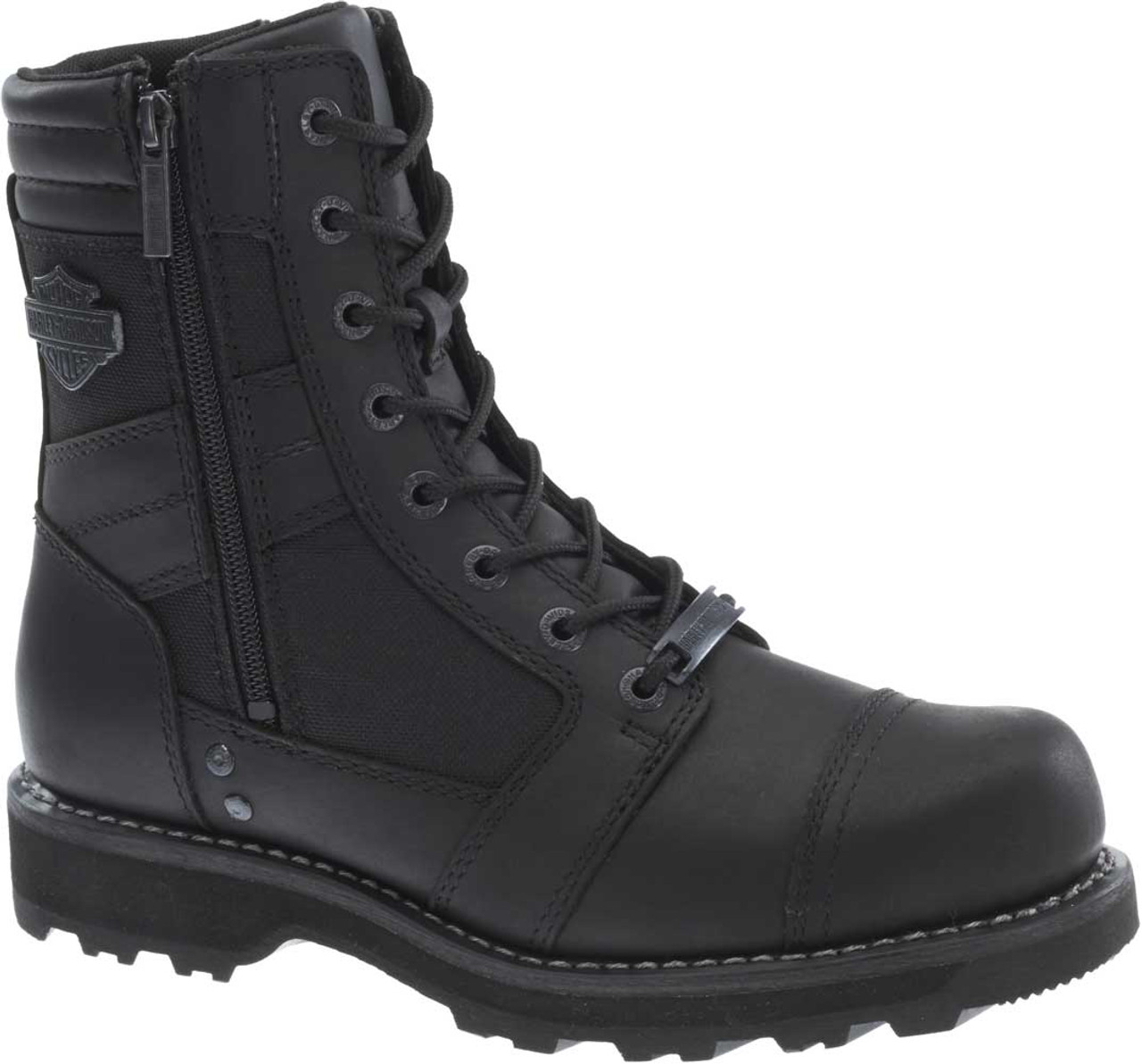 Harley-Davidson® Men's Boxbury 7-Inch Blacked-Out Motorcycle Boots