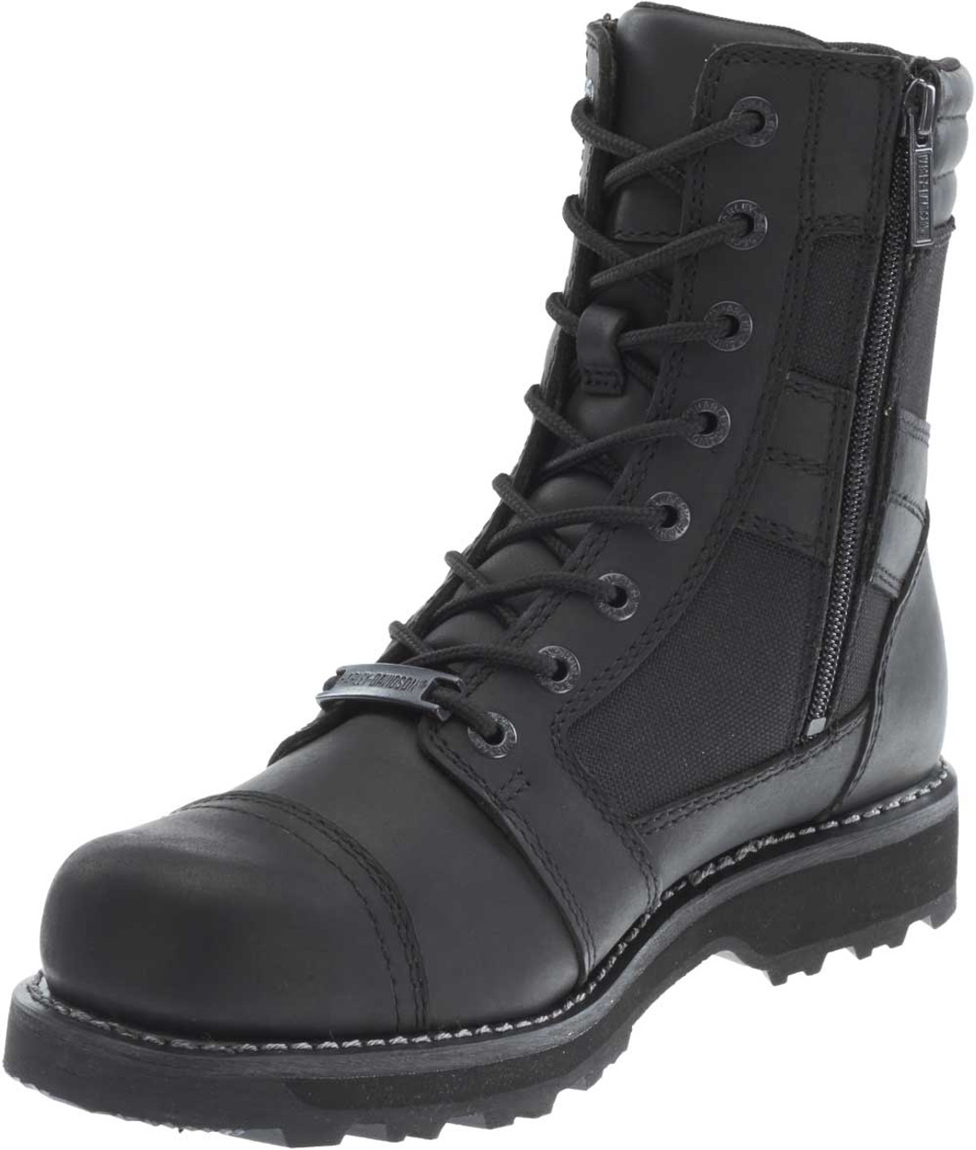 Harley-Davidson® Men's Boxbury 7-Inch Blacked-Out Motorcycle Boots ...