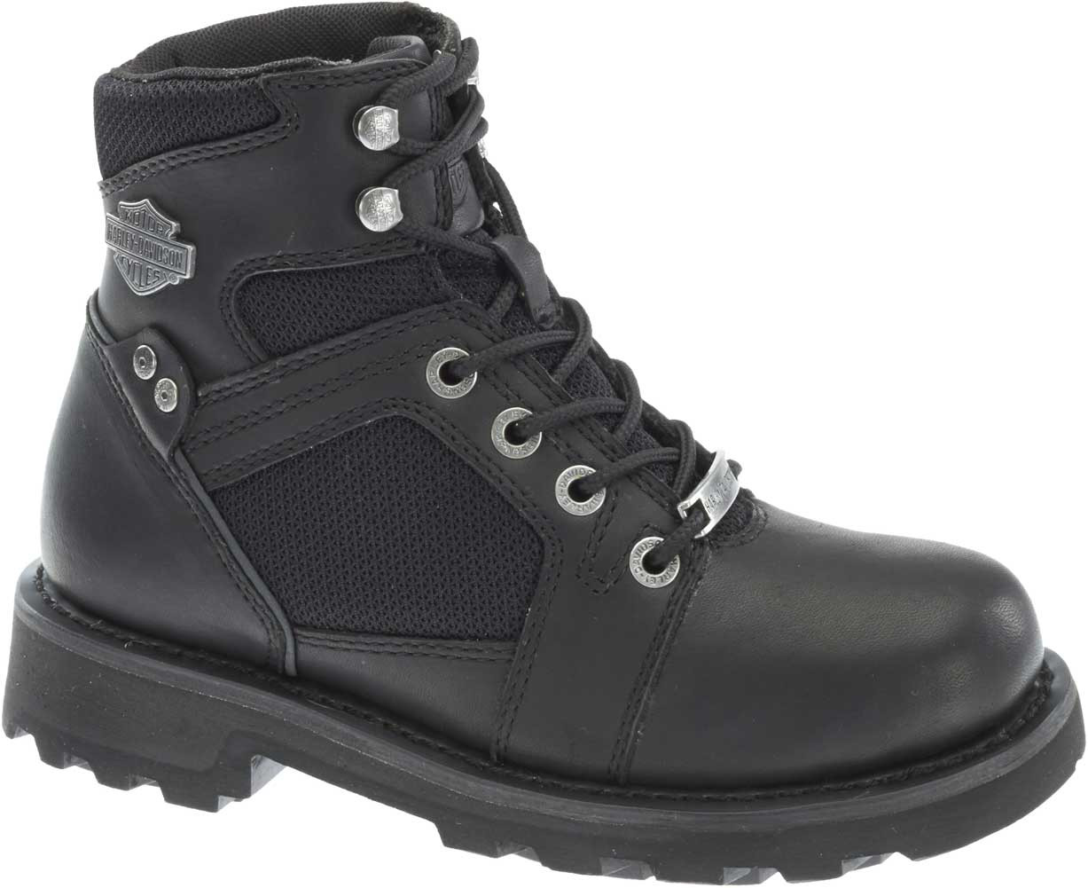 Harley-Davidson® Women's Radbourne Black Motorcycle Boots D87108