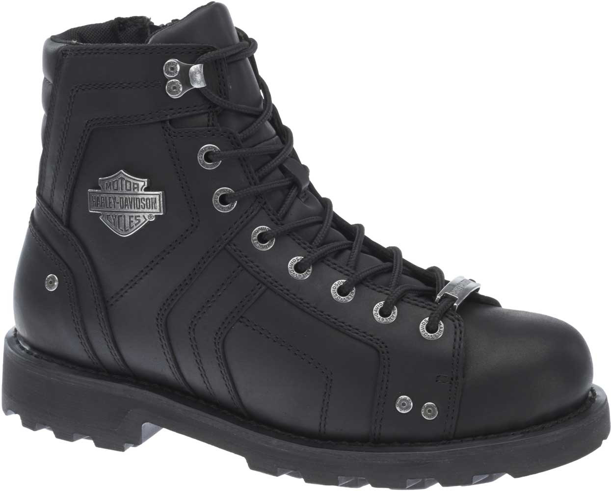Harley-Davidson リングブーツ バイカー ライディング ブラック Harley-Davidson® Men's Performance Mandrake Black Motorcycle Boots