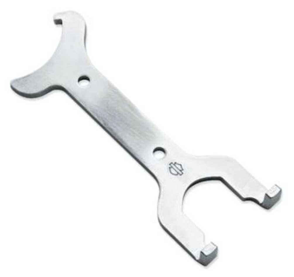ハーレー アジャスタブル フォーク 41mm ビンテージ サービカー レプリカ Harley-Davidson® Shock Adjustment Spanner, Engraved Bar & Shield