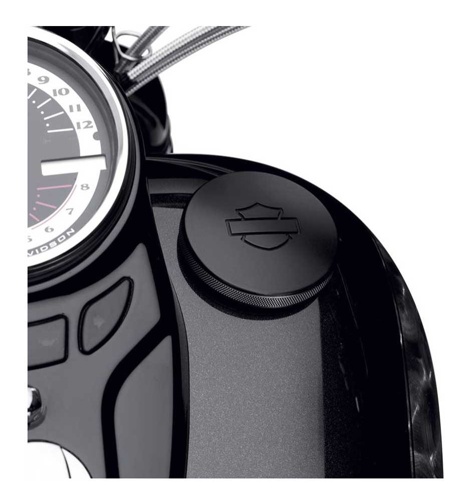 HarleyDavidson® Diamond Black Fuel Cap, Dyna/Softail/Sportster/Touring 6277810 Wisconsin
