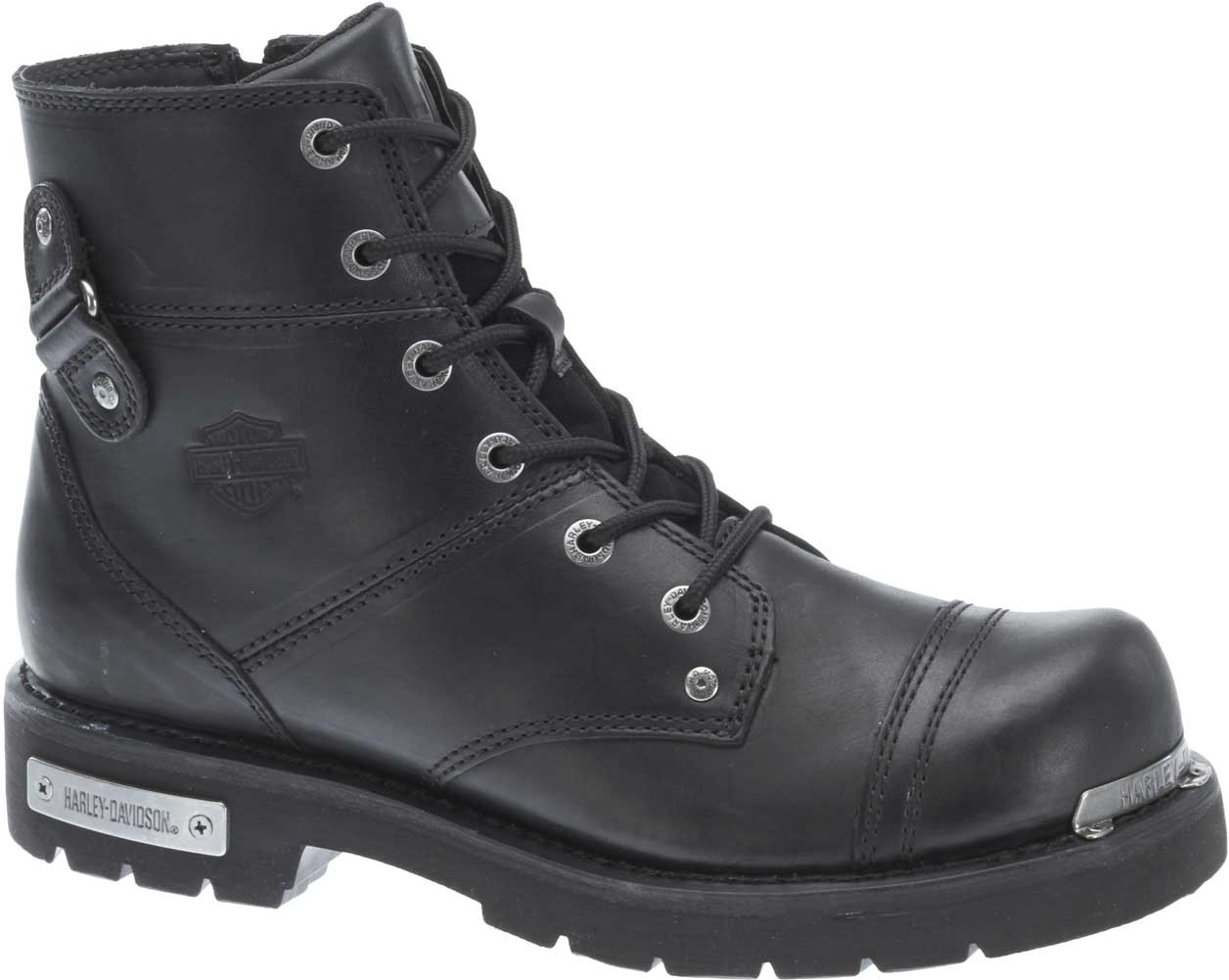 Harley-Davidson® Men's Fireside Side-Zip Motorcycle Boots Black or