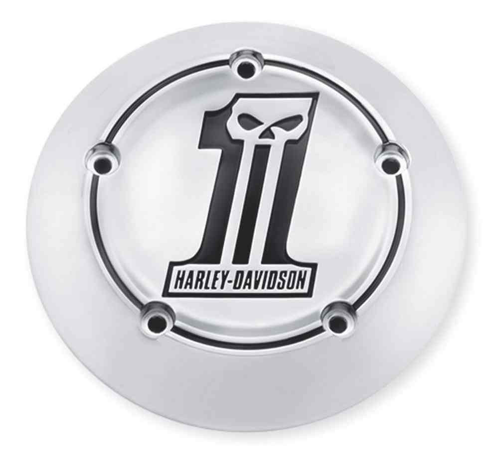Harley-Davidson® Number One Skull Air Cleaner Trim, Evolution 1340