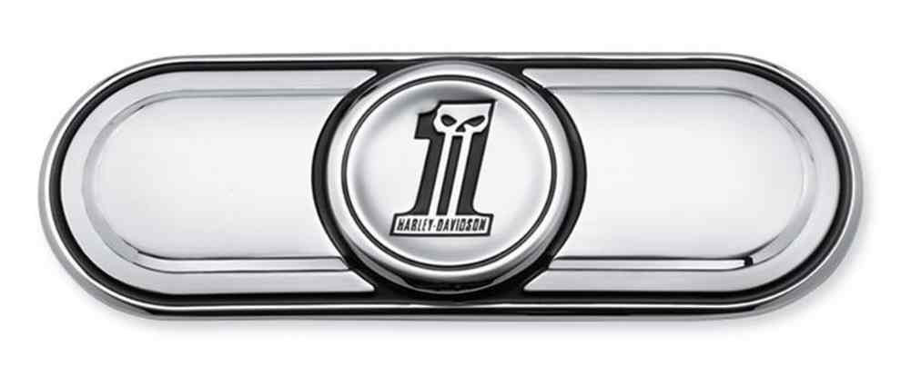 Harley-Davidson® Number One Skull Transmission End Cover Trim