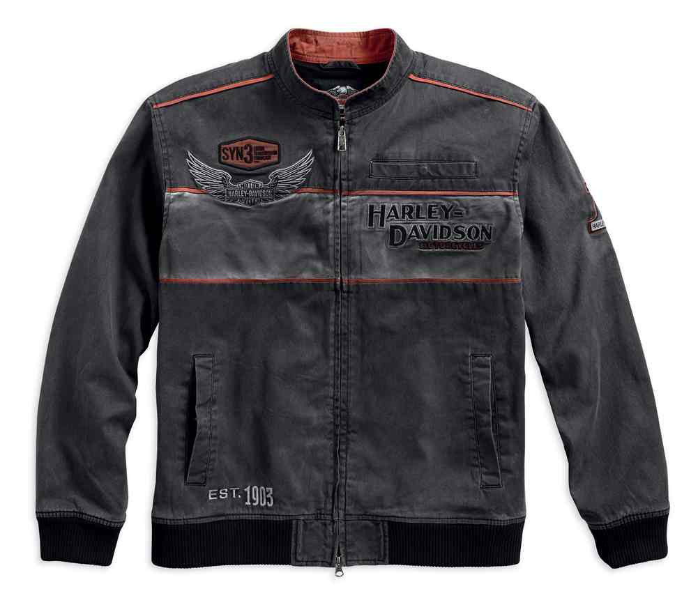 Harley-Davidson® Men's Iron Block Colorblocked Casual Jacket