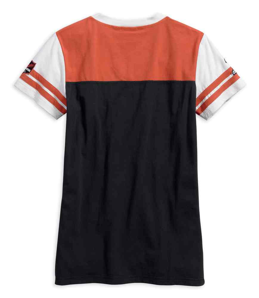 T-shirt Manches Longues Harley-Davidson Femme - Taille XS, Marine, Col V, Neuf Avec étiquettes