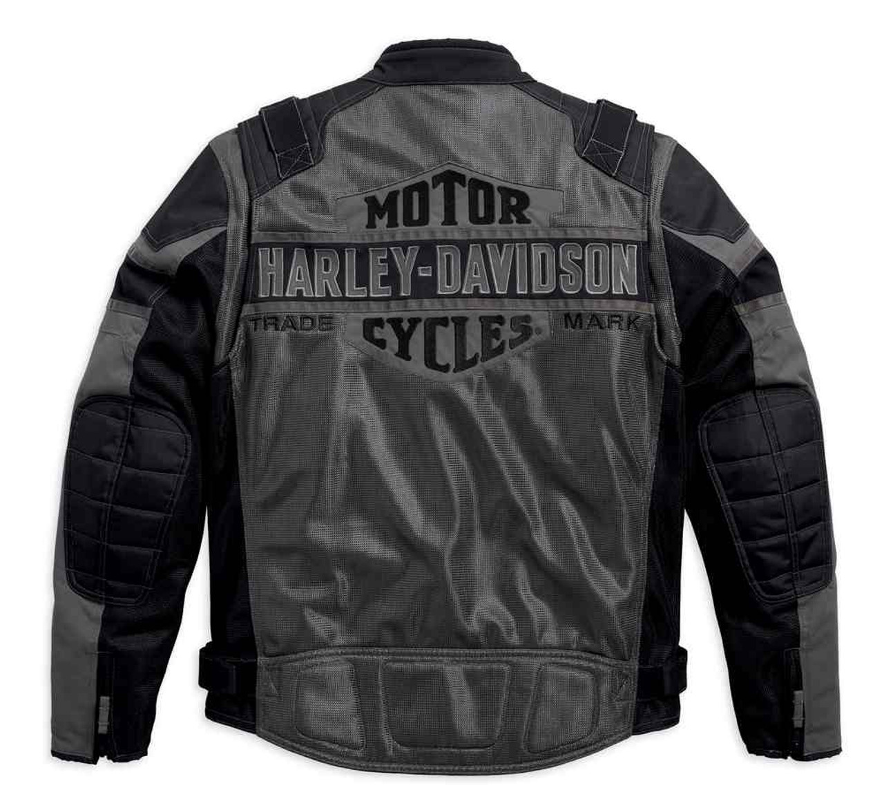Harley-Davidson® Men's Codec Textile & Mesh Riding Jacket, Black 97141 ...