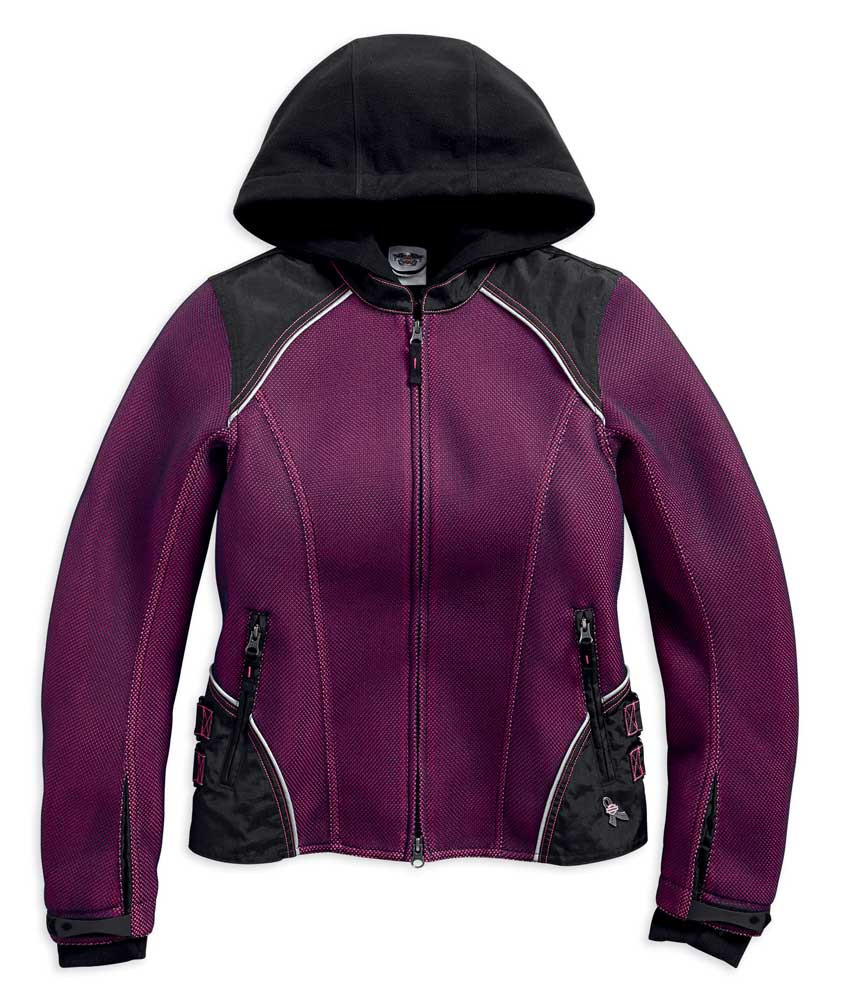 Harley-Davidson® Women's Pink Label 3-IN-1 Mesh Riding Jacket