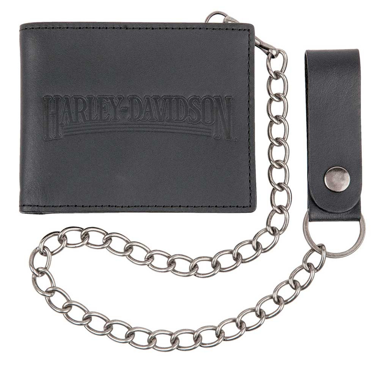 Bobbers N Choppers  Leather DFD Chain Wallet